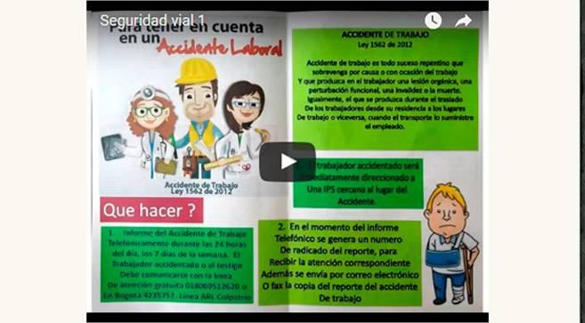 Vídeo de seguridad vial