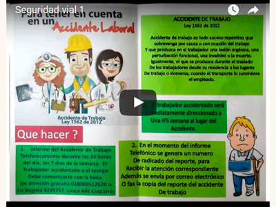 Vídeo de seguridad vial